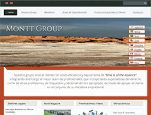 Tablet Screenshot of monttgroup.com
